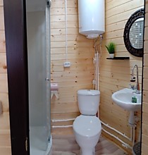 Душ, раковина, унитаз